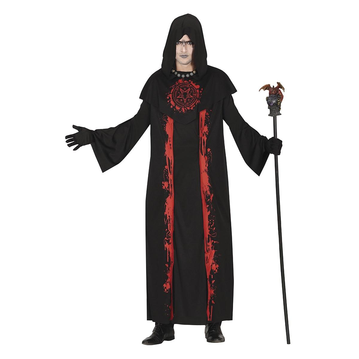 Costume tunica satanica con decori