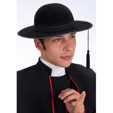 Cappello Prete Feltro Nero |Carnival Toys