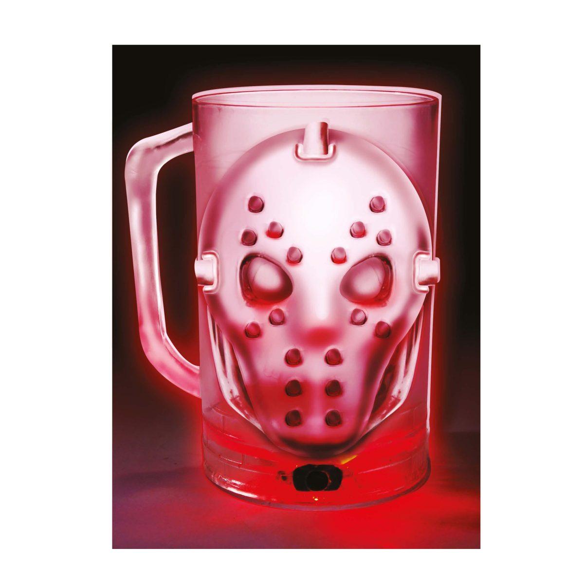 Bicchiere Halloween PVC Assassino Luci