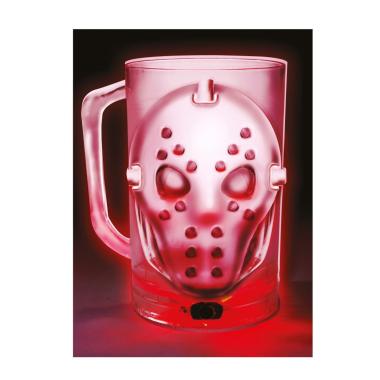 Bicchiere Halloween PVC Assassino Luci