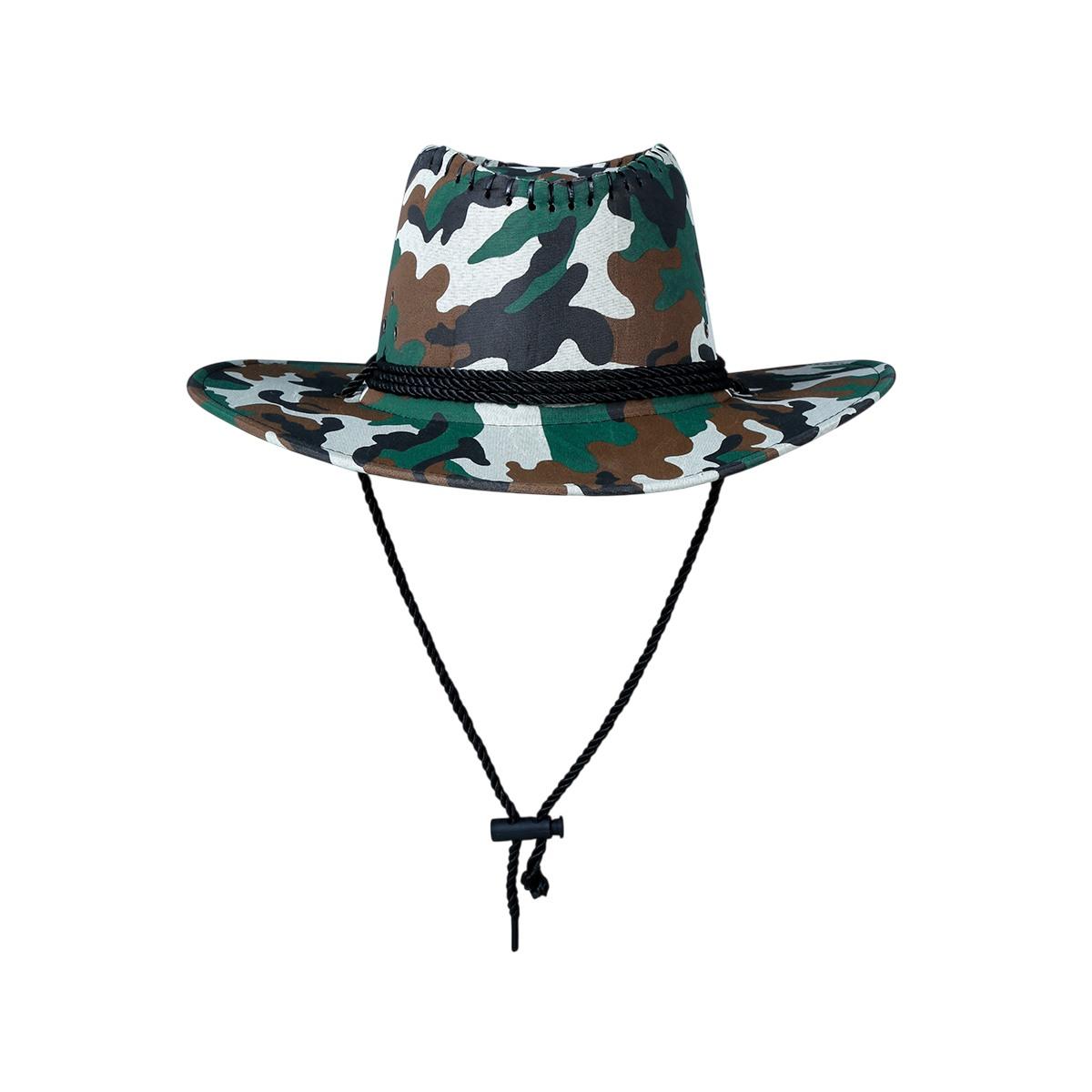 Cappello mimetico cuciture