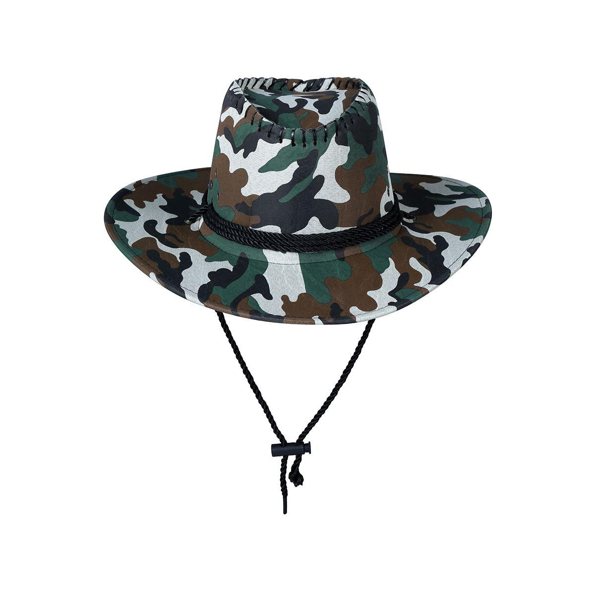 Cappello mimetico cuciture