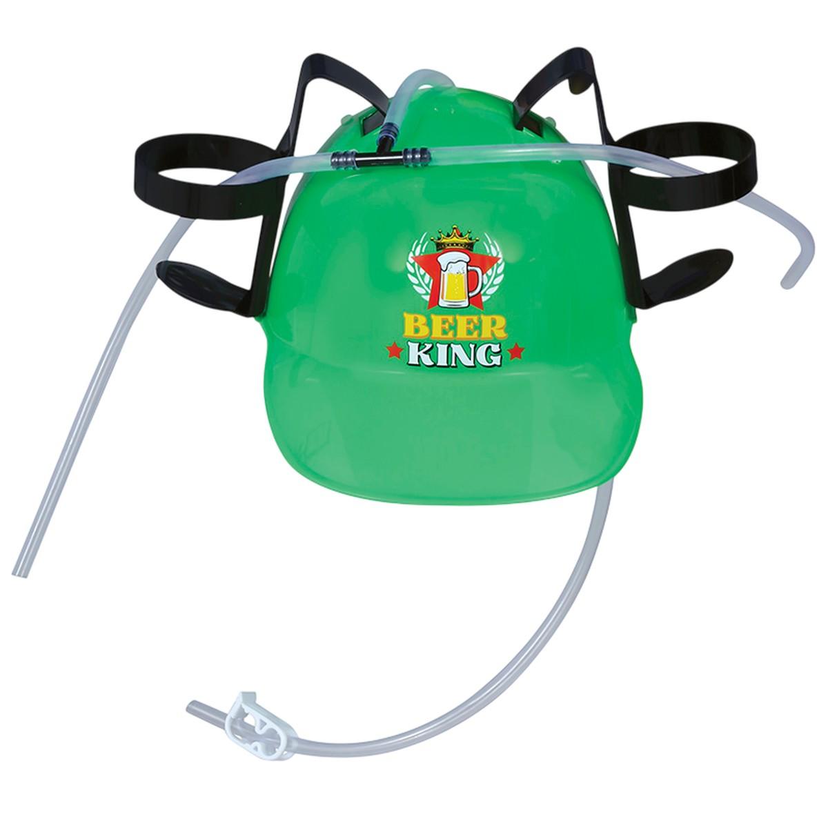 Casco portabibite verde