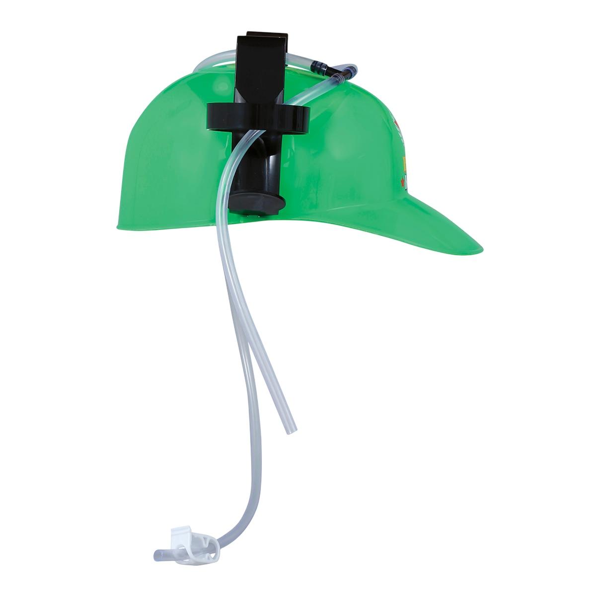 Casco portabibite verde