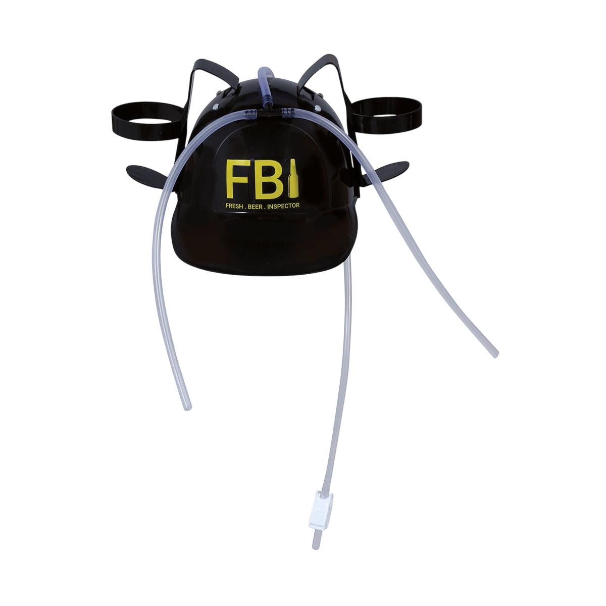 Casco portabibite nero fbi