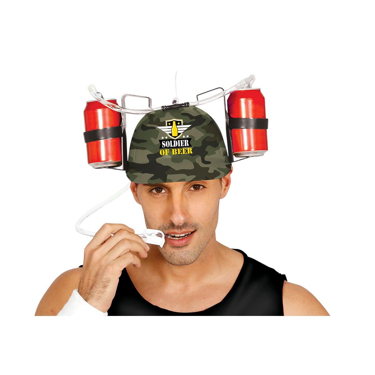 Casco portabibite militare