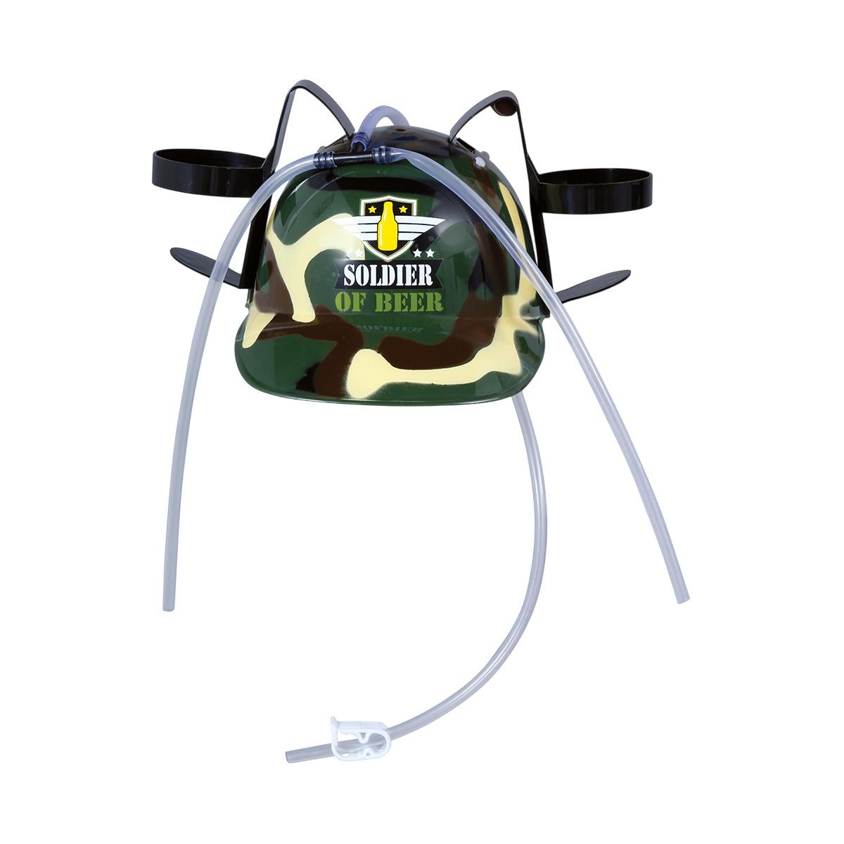 Casco portabibite militare