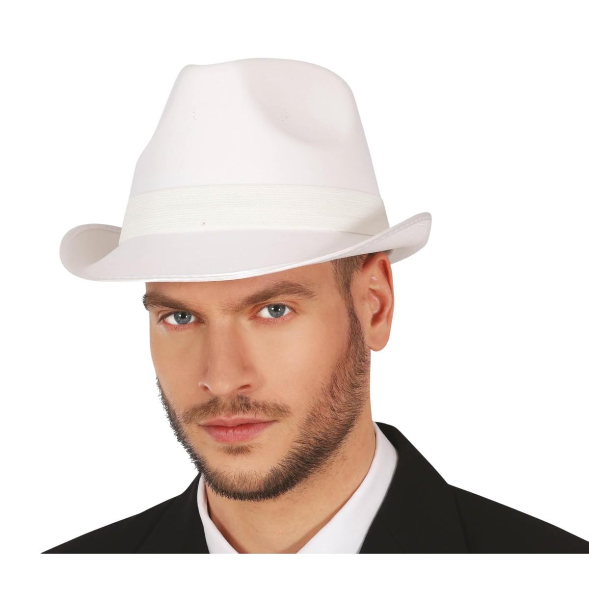 Cappello borsalino gangster bianco
