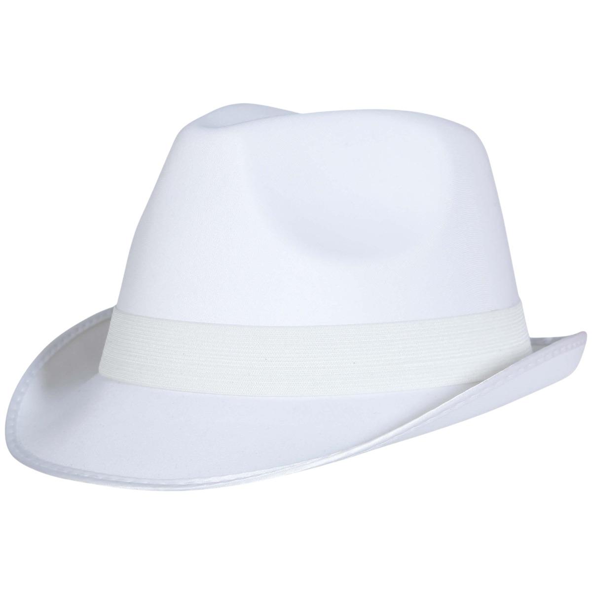 Cappello borsalino gangster bianco