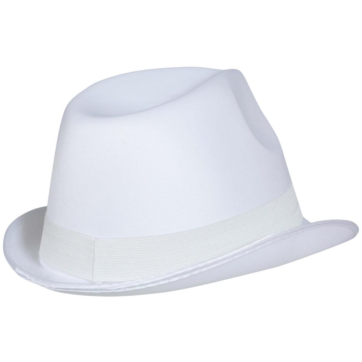 Cappello borsalino gangster bianco