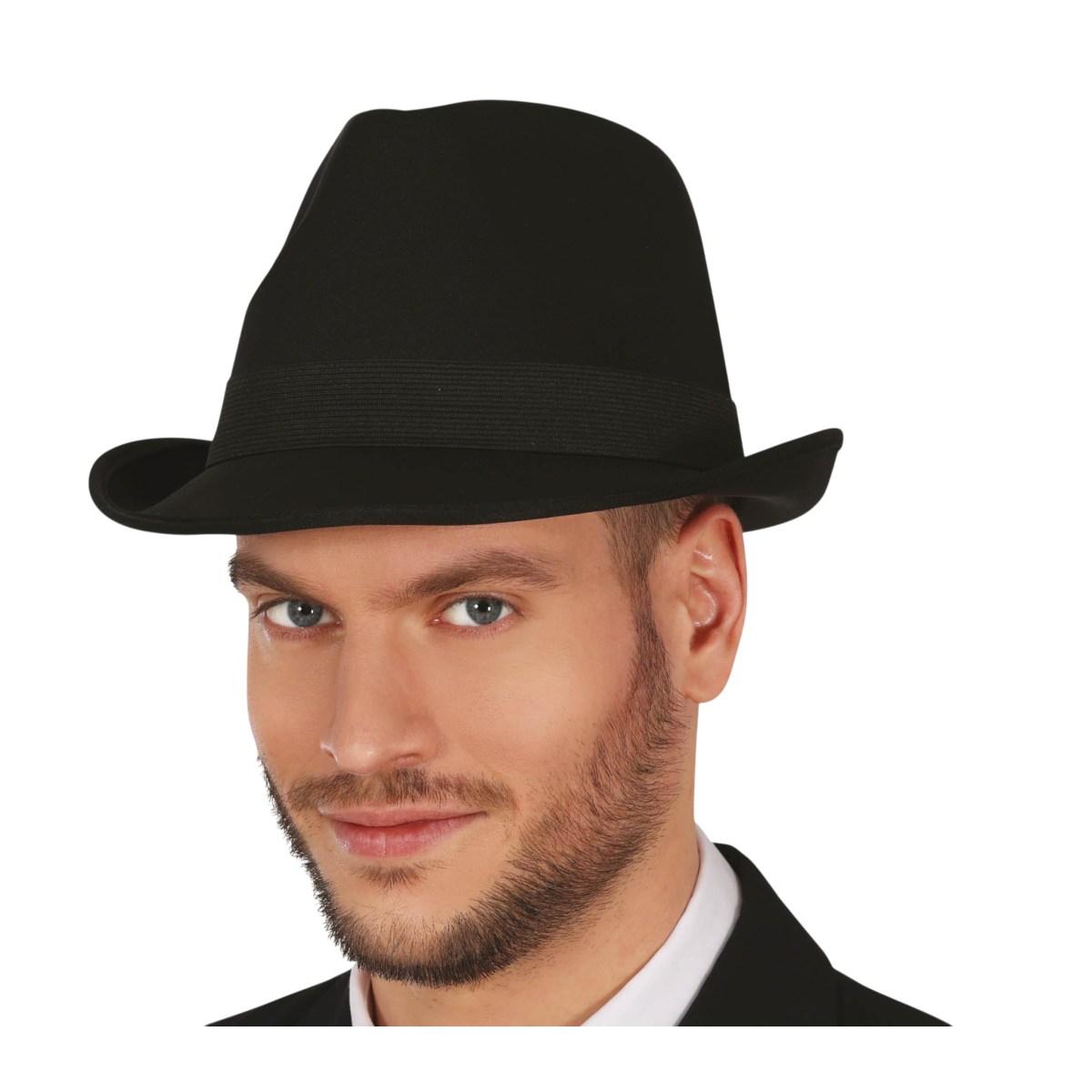 Cappello borsalino gangster nero