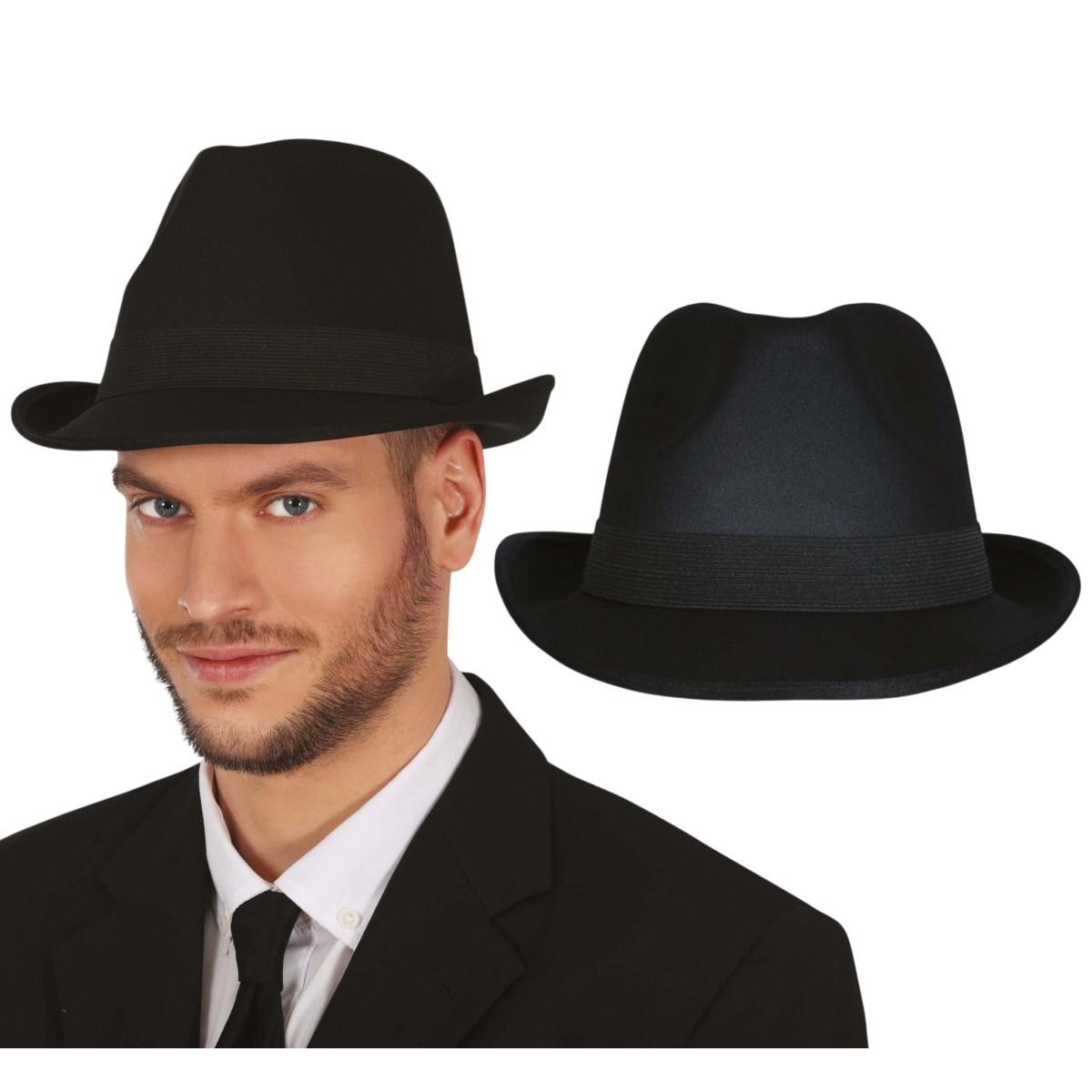 Cappello borsalino gangster nero