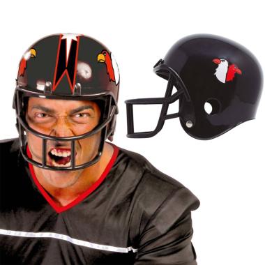 Casco giocatore football americano nero