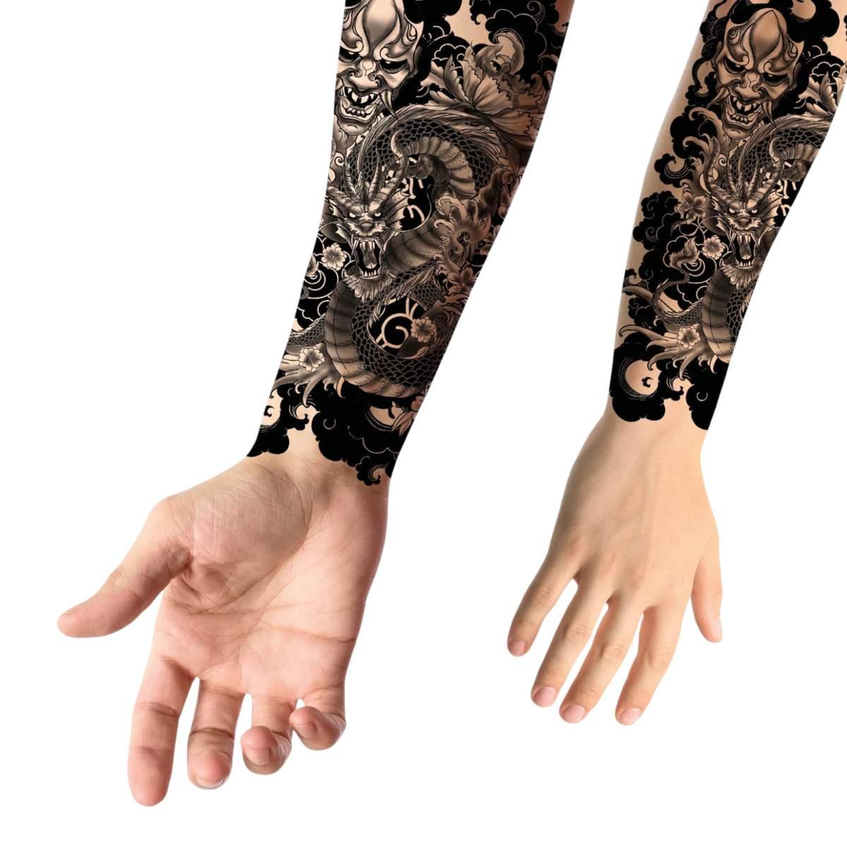 Tatuaggi rimovibili corpo drago