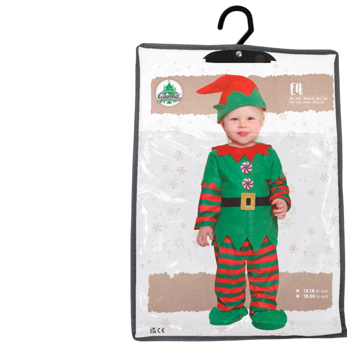 Costume elfo natale