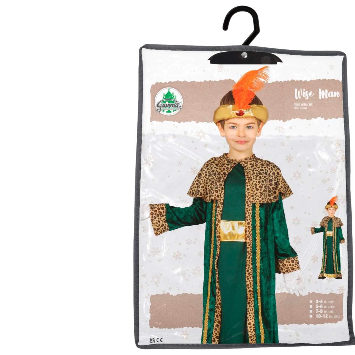 Costume re magio verde