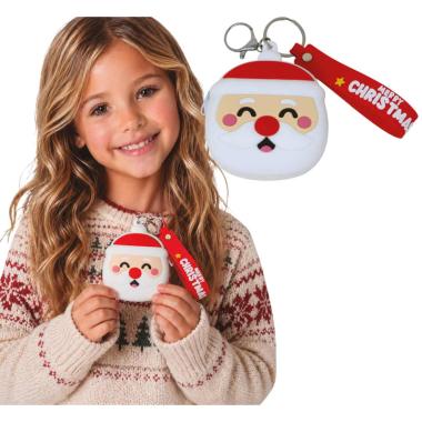 Porta monete xmas babbo natale bambini