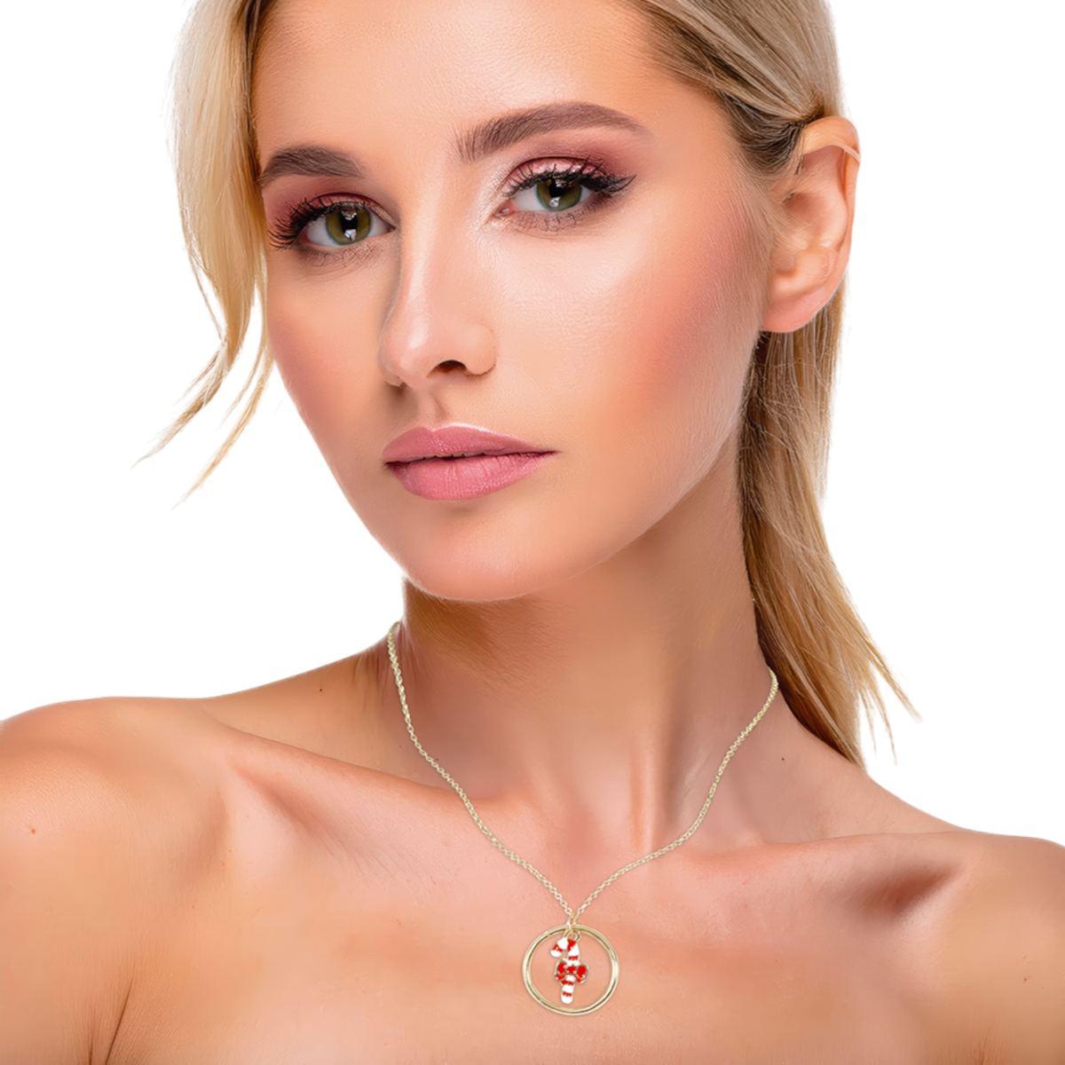 Collana natale candy metallo