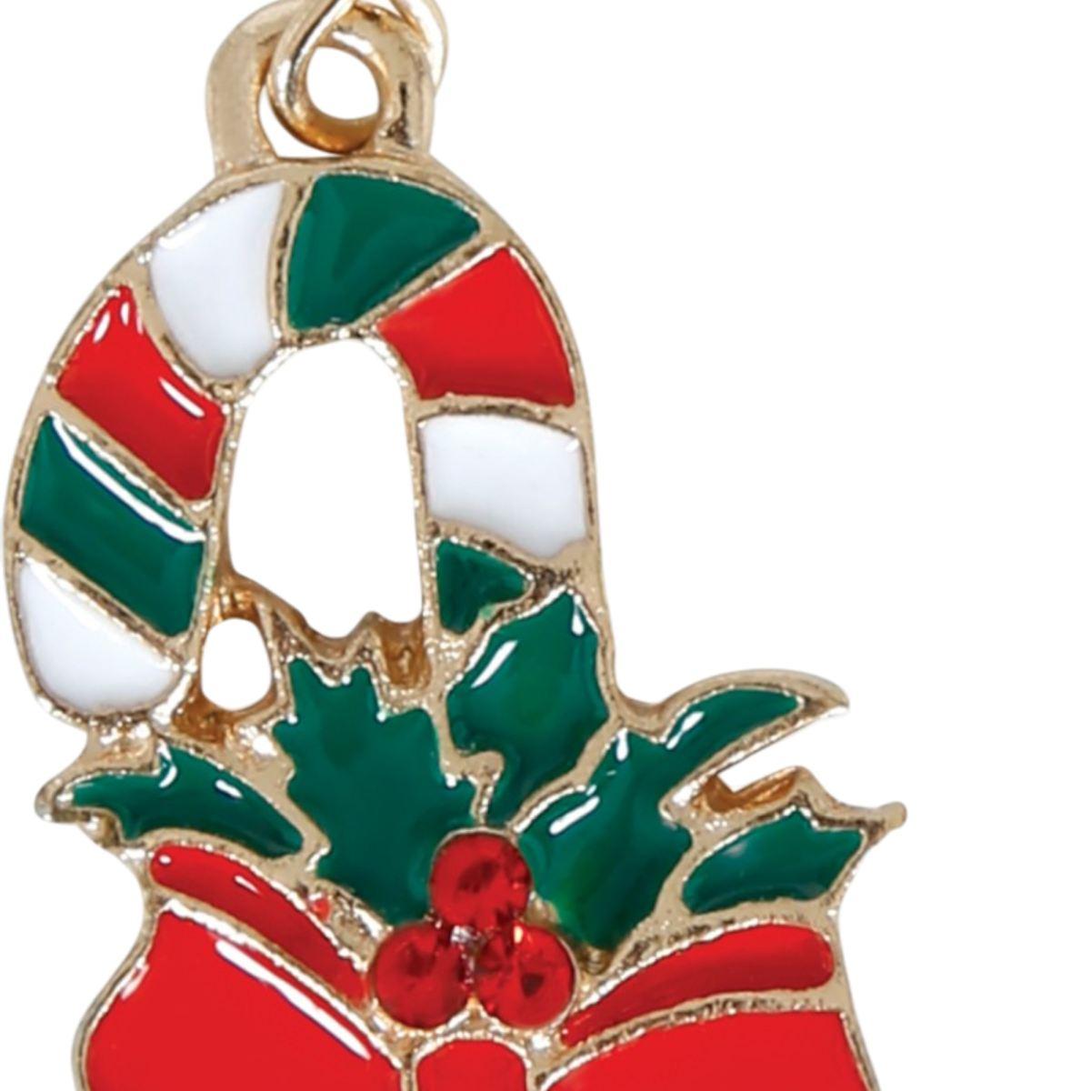 Orecchini candy natale