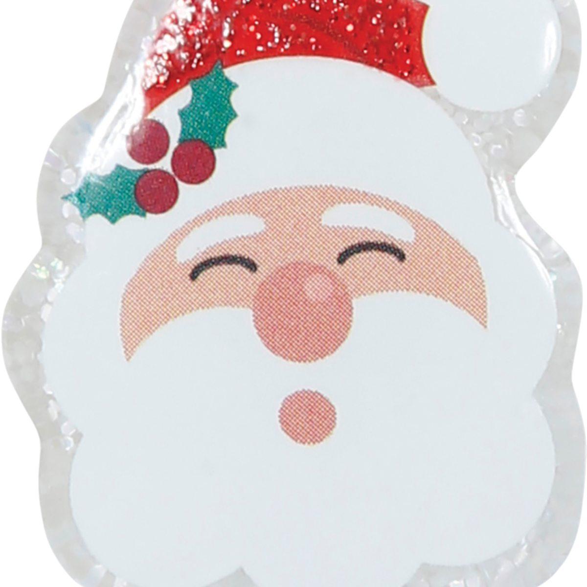 Orecchini babbo natale pvc