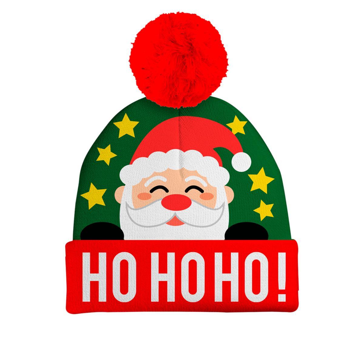 Cappello natale babbo effetto lana