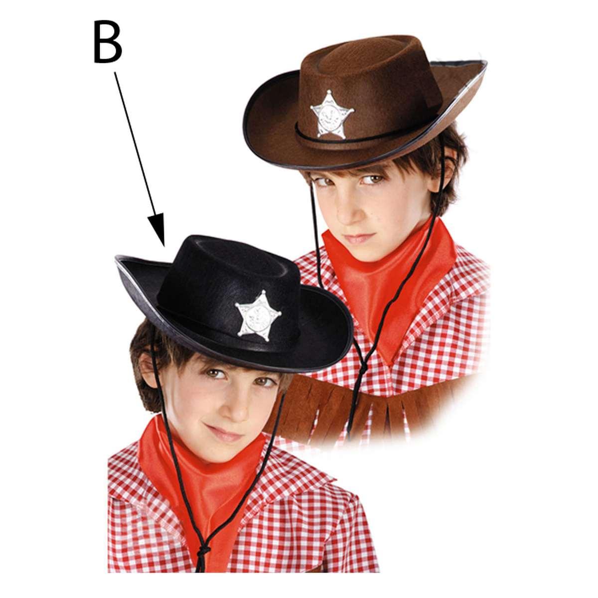 Cappello Cowboy Feltro Baby Disponibile 2 Modelli