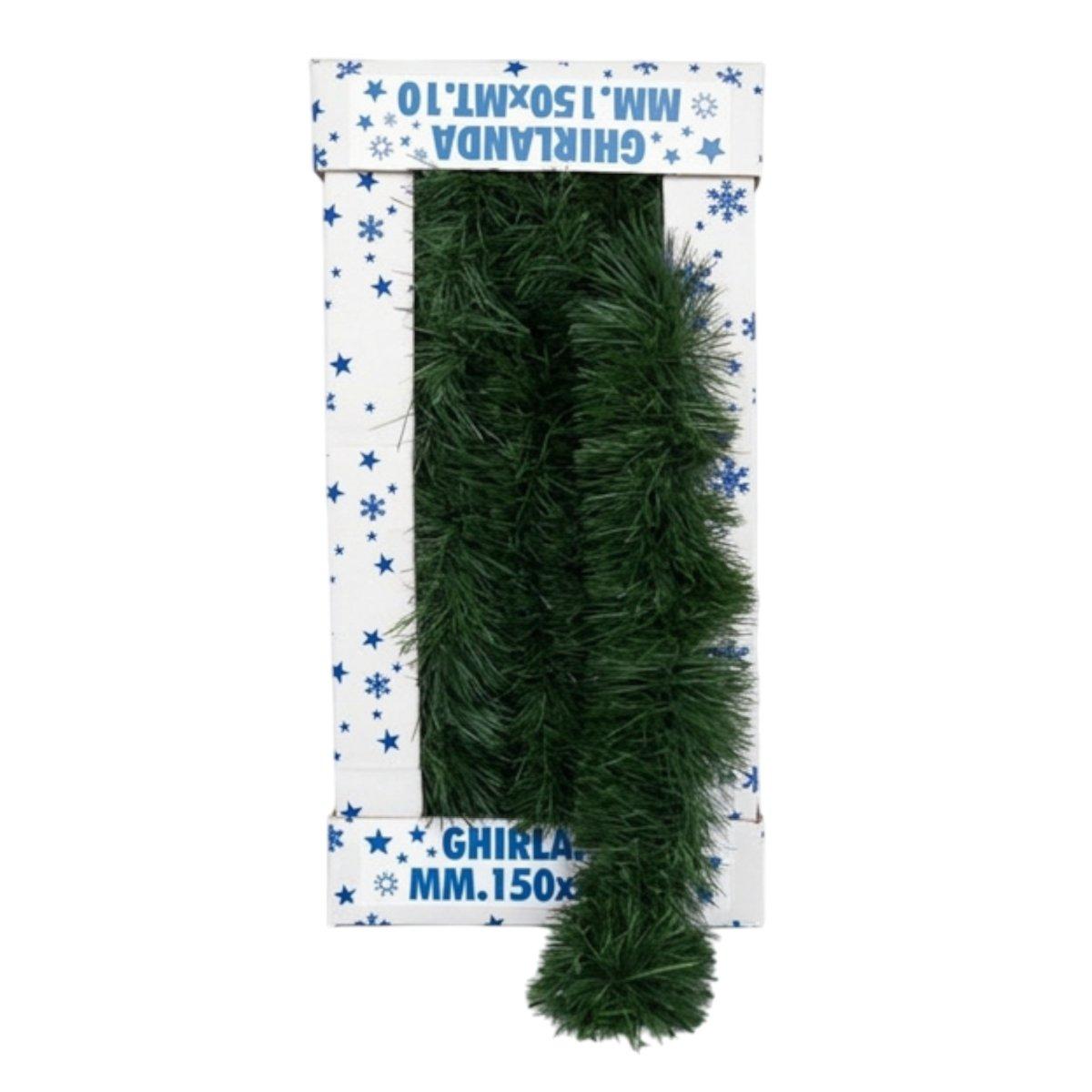 Ghirlanda natalizia verde 10 mt