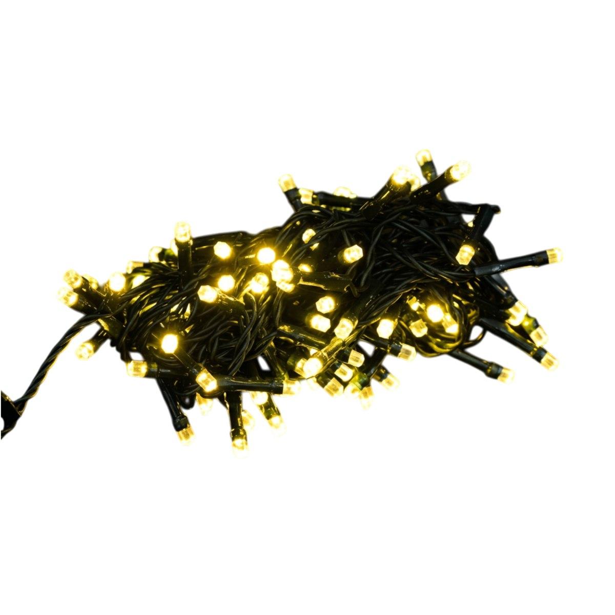 Luci di Natale esterno 100 LED oro giochi