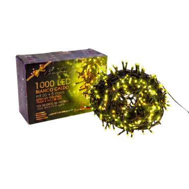 Luci di Natale esterno 1000 LED oro giochi luce