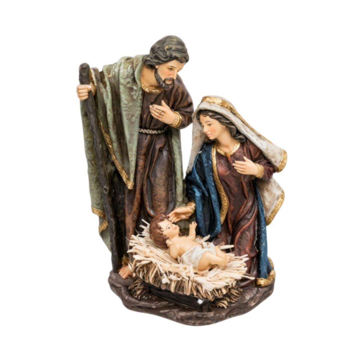 Natività Euronatale 18 x 28 cm su base Set 3 pz