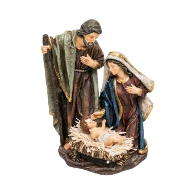Natività Euronatale 18 x 28 cm su base Set 3 pz