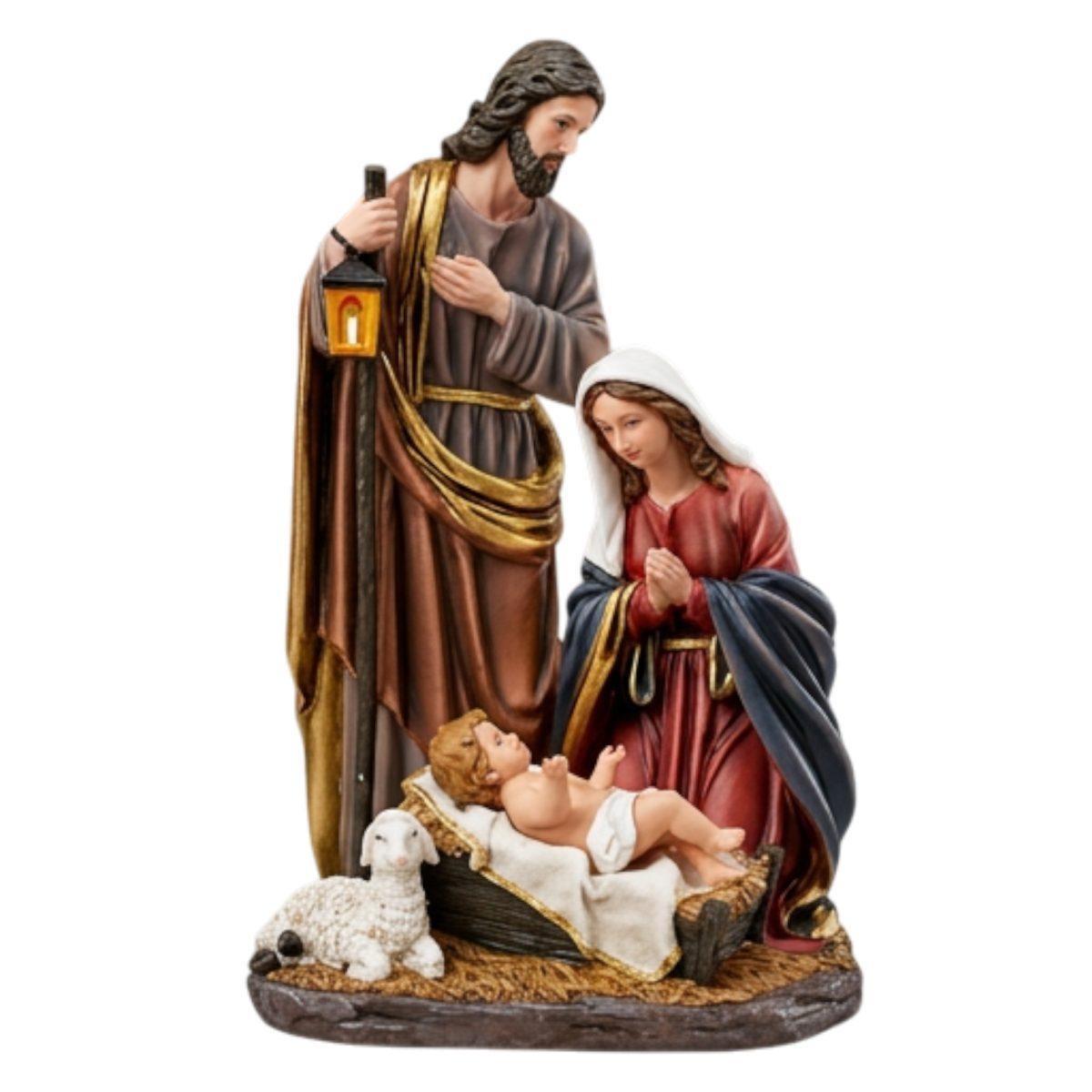 Natività Euronatale 37 x 66 cm su base Set 3 pz