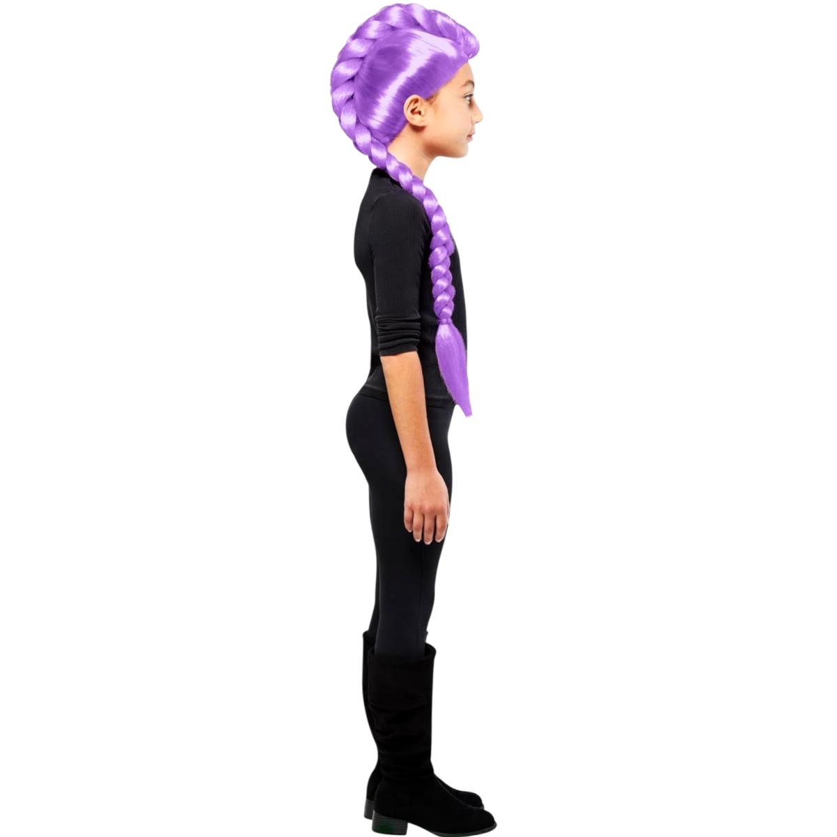 Parrucca viola manga K pop Rumi treccia