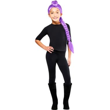 Parrucca viola manga K pop Rumi treccia