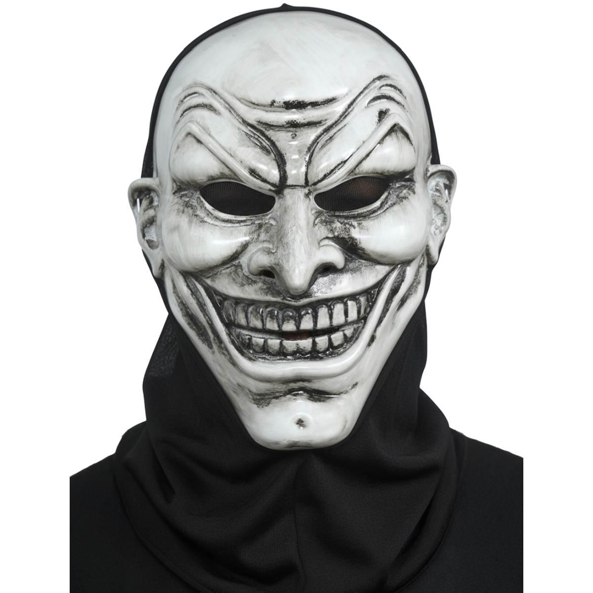 Maschera viso pvc vampiro cappuccio