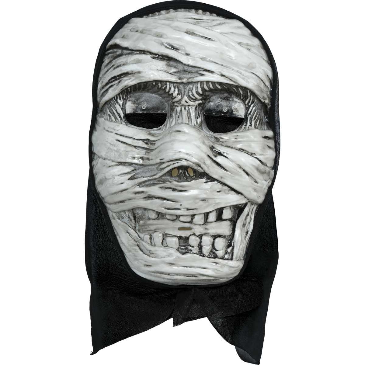 Maschera viso pvc mummia cappuccio