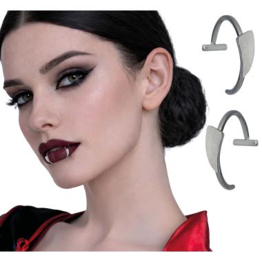 Piercing labbra metallo set 2 pz |_578