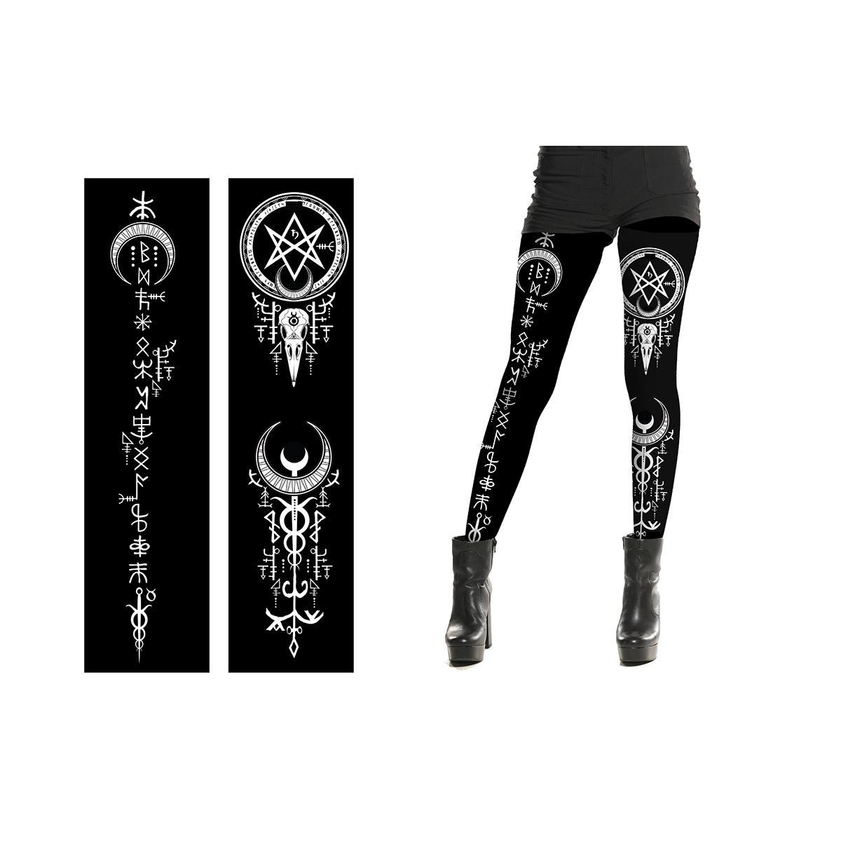 Collant catrina nere voodoo