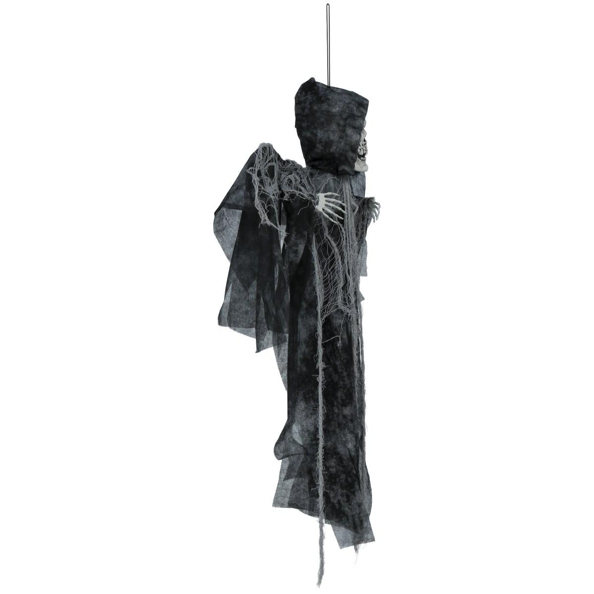 Scheletro pvc luce suono da appendere 90 cm