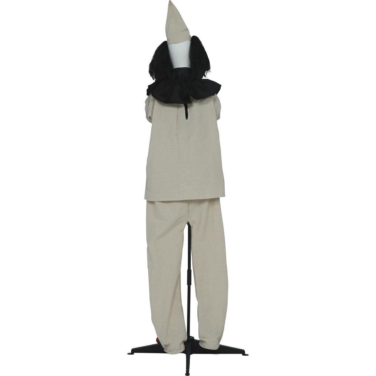 Clown spaventoso luci suono movimento 185 cm