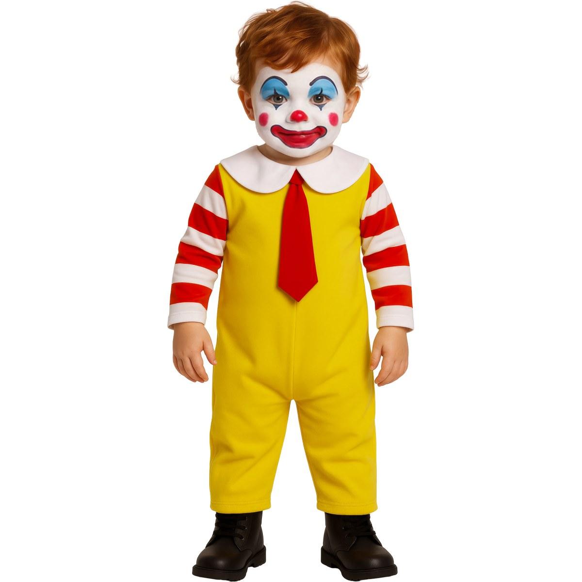 Costume clown hamburger