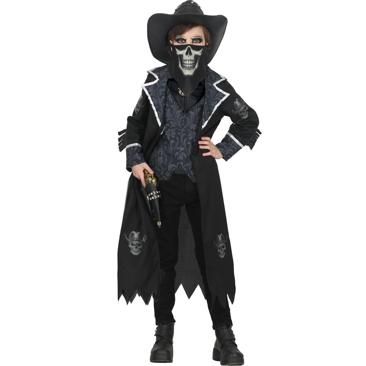 Costume cow boy gotico bambino