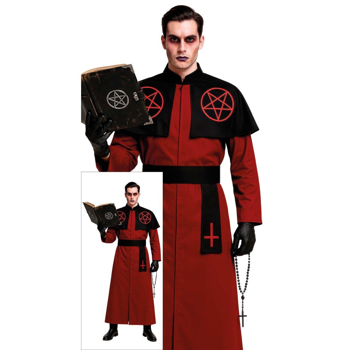 Costume cardinale satanico |Uomo