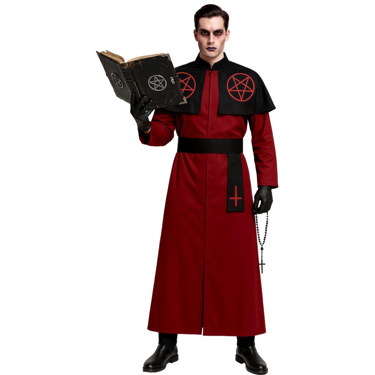 Costume cardinale satanico |Uomo