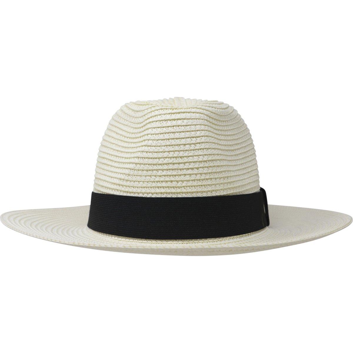 Cappello paglia con nastro nero alta qualità