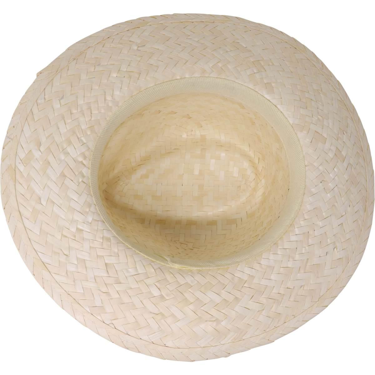 Cappello paglia con nastro nero