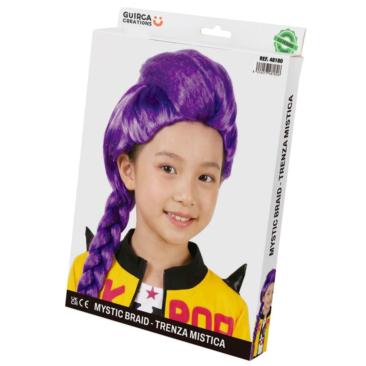 Parrucca viola manga K pop treccia viola |Baby