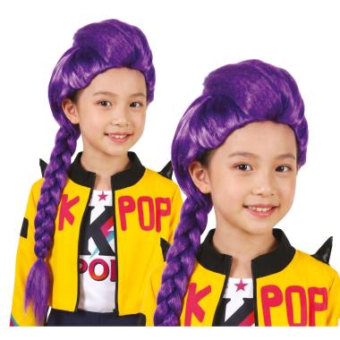 Parrucca viola manga K pop treccia viola |Baby