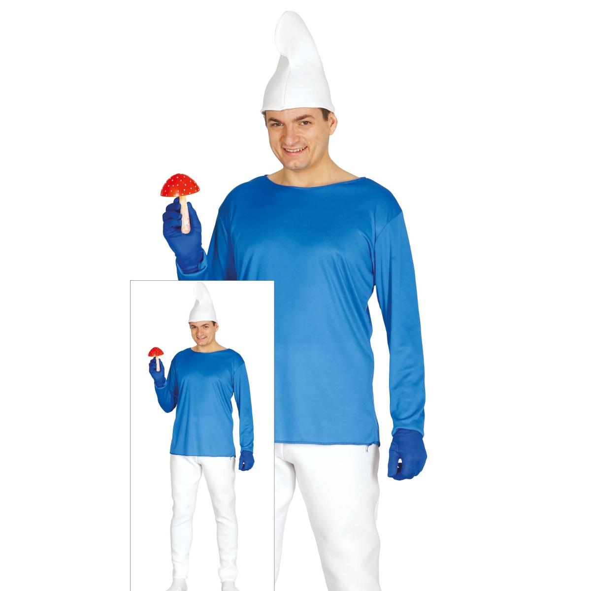 Costume nano puffo blu |Uomo