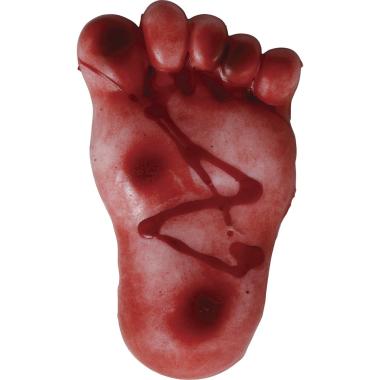 Piede insanguinato antistress schiacciabile